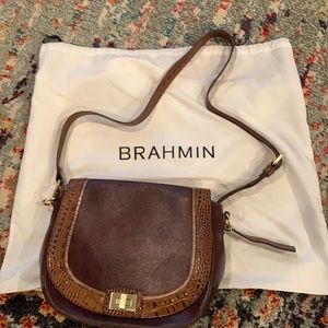 Brahmin Sonny cross body leather handbag